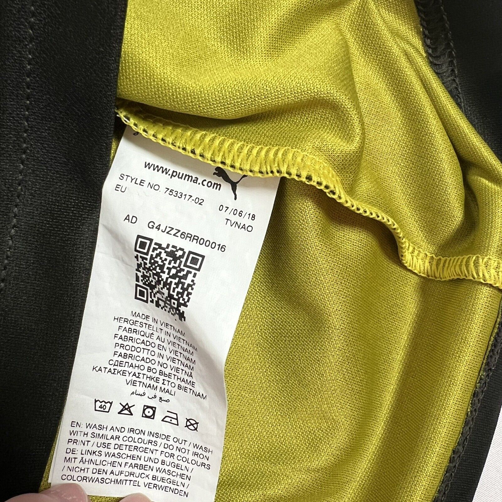 borussia dortmund 2018 2019 away football shirt large5