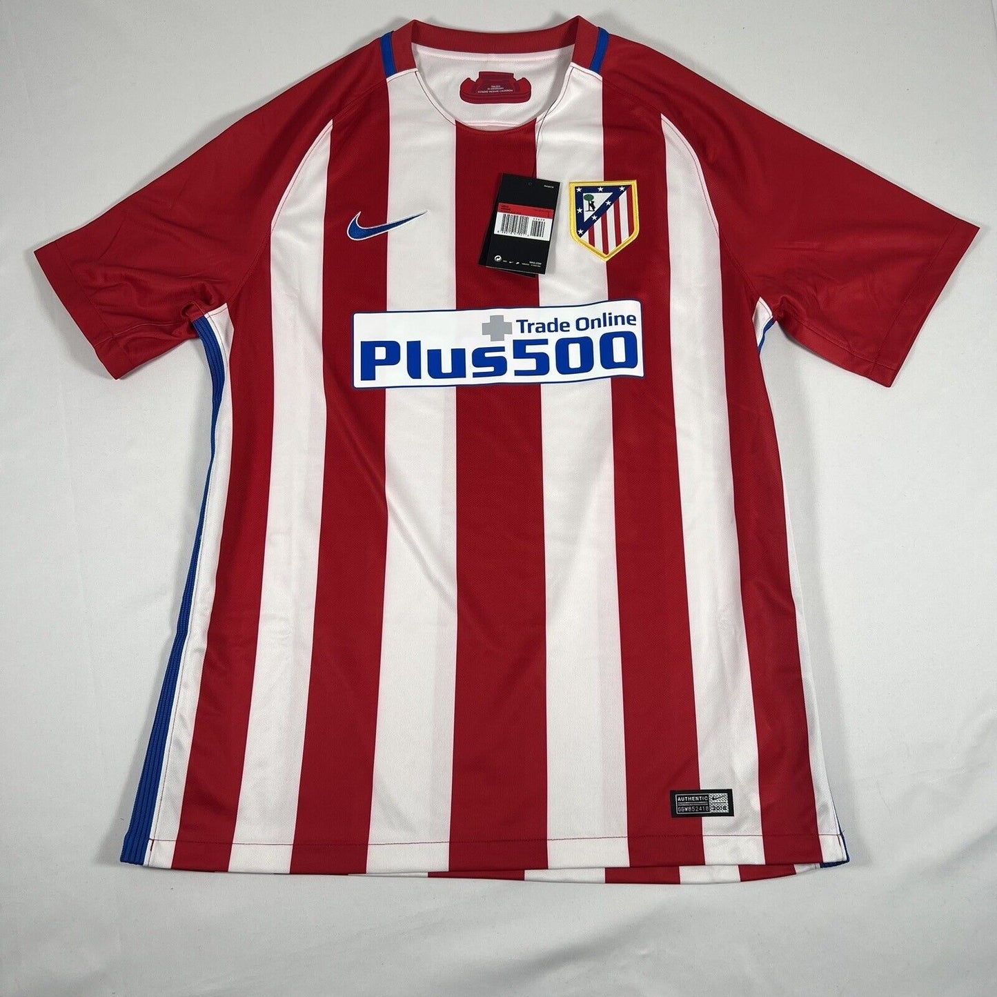 atletico madrid 2016 2017 home football shirt bnwt men s large2