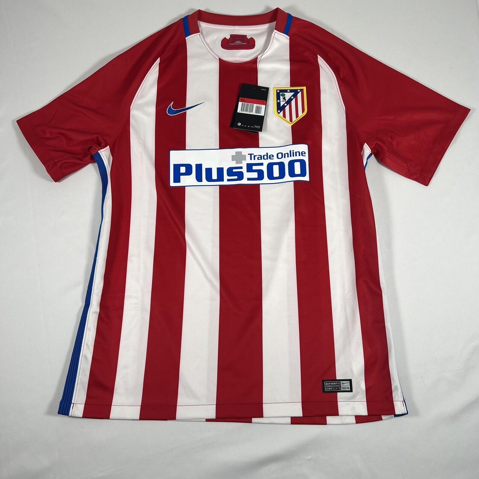 atletico madrid 2016 2017 home football shirt bnwt men s large2