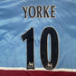 Aston Villa YORKE 10 1997/1998 Away Football Shirt Small - Football Shirt Kingdom