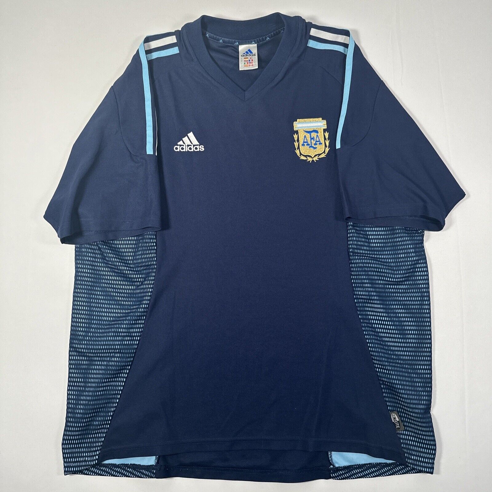 argentina 2002 2003 2004 away football shirt xl2