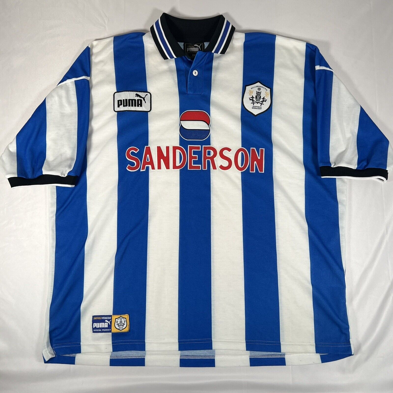 sheffield wednesday 1997 1998 home football shirt xxl2