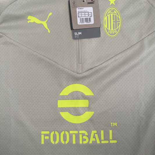 AC Milan 2022/2023 Half Zip Training Football Shirt BNWT Large - Football Shirt Kingdom