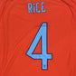 RICE England 2022 World Cup Away Football Shirt Player Spec Medium - Football Shirt Kingdom
