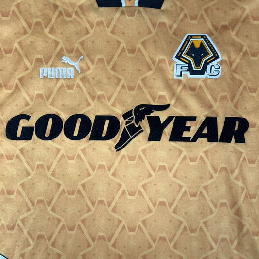 Wolverhampton Wolves 1996/1997/1998 Home Football Shirt XL