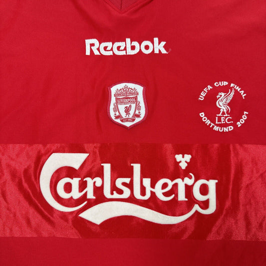 Liverpool OWEN 10 2001/2002 Cup Final Home Football Shirt XL - Football Shirt Kingdom
