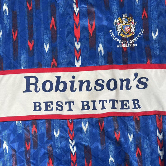 Stockport  football shirt - Size Large