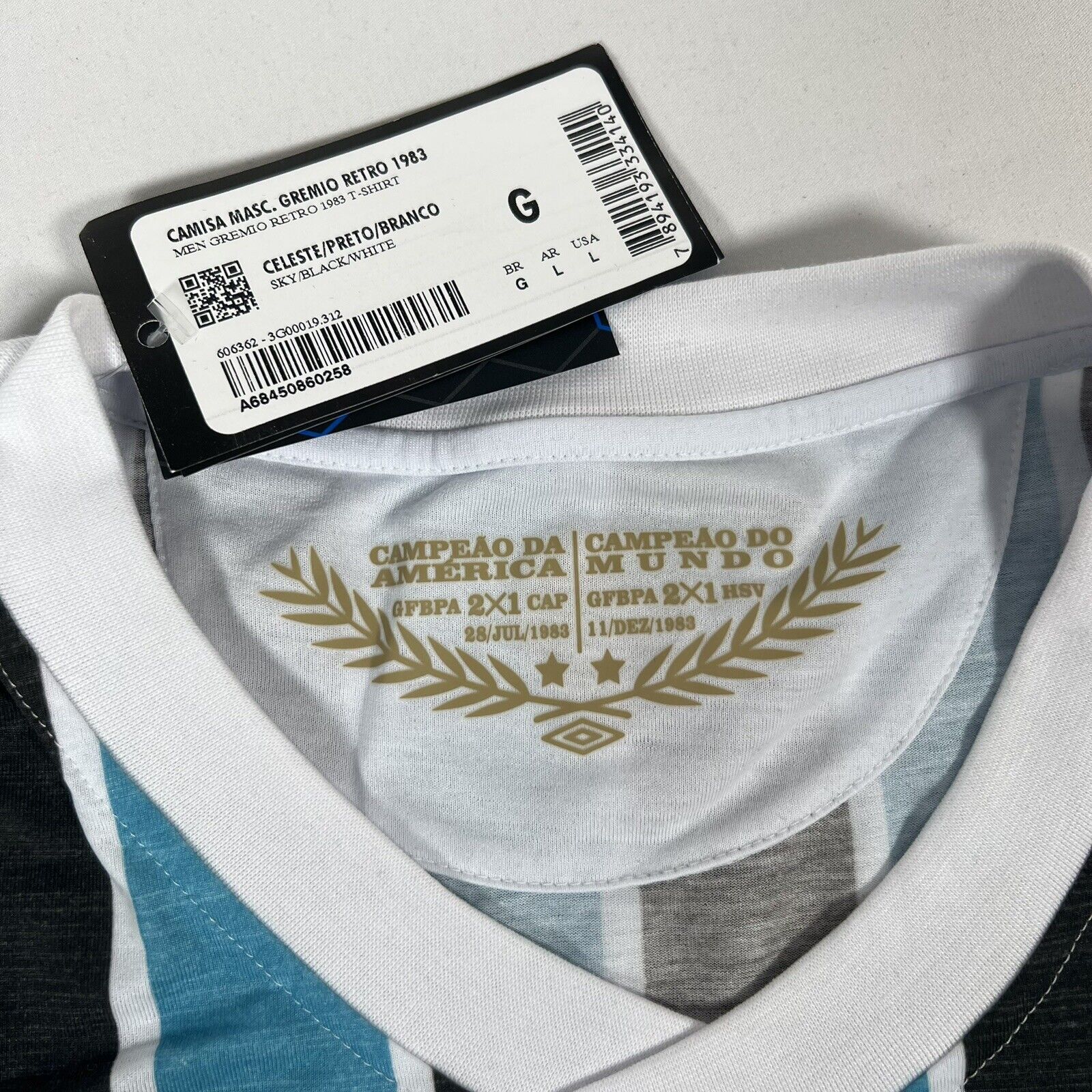 bnwt 7 gremio 1983 home football shirt men s medium retro3