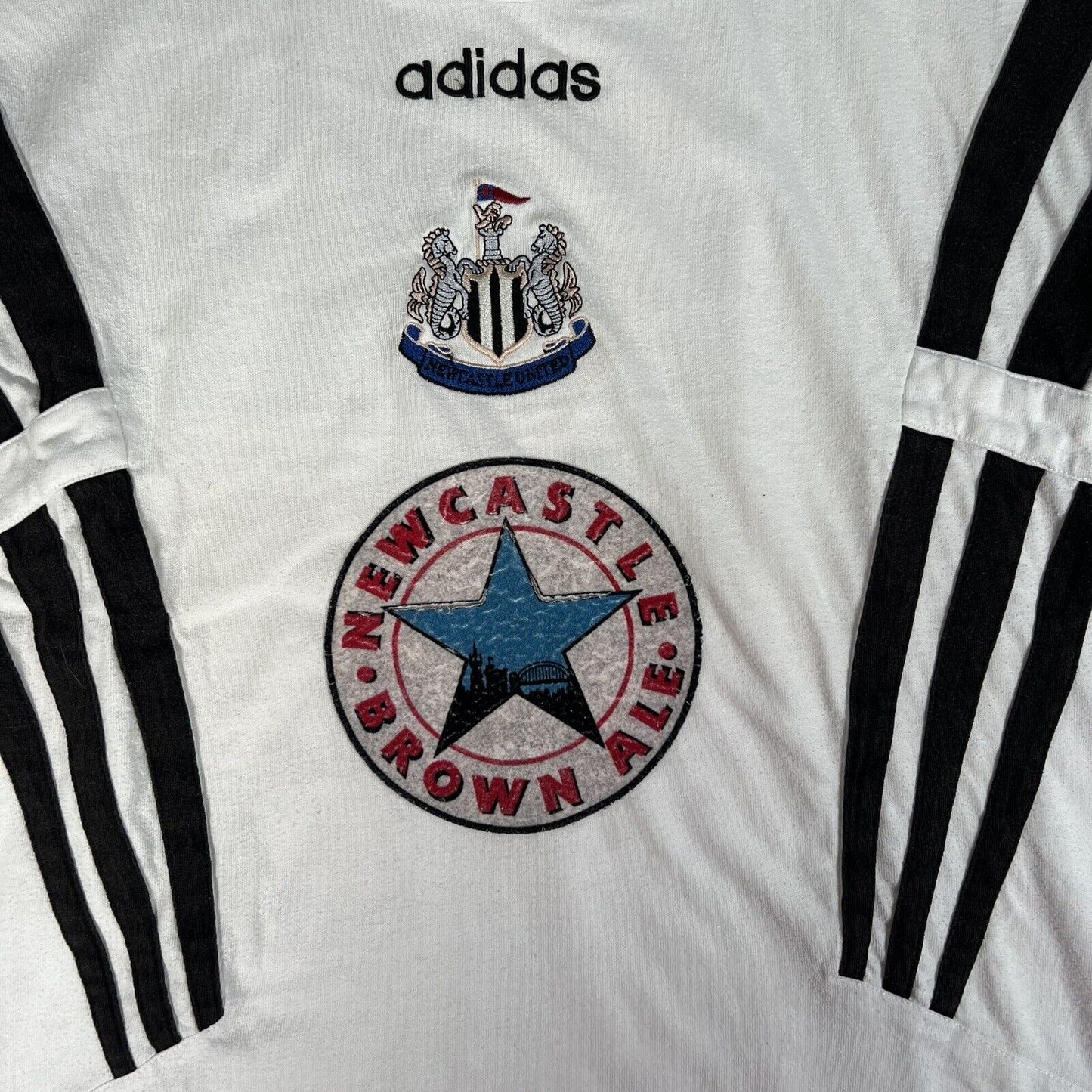 Newcastle United 1996/1997 Adidas Training Football Shirt XL - Football Shirt Kingdom