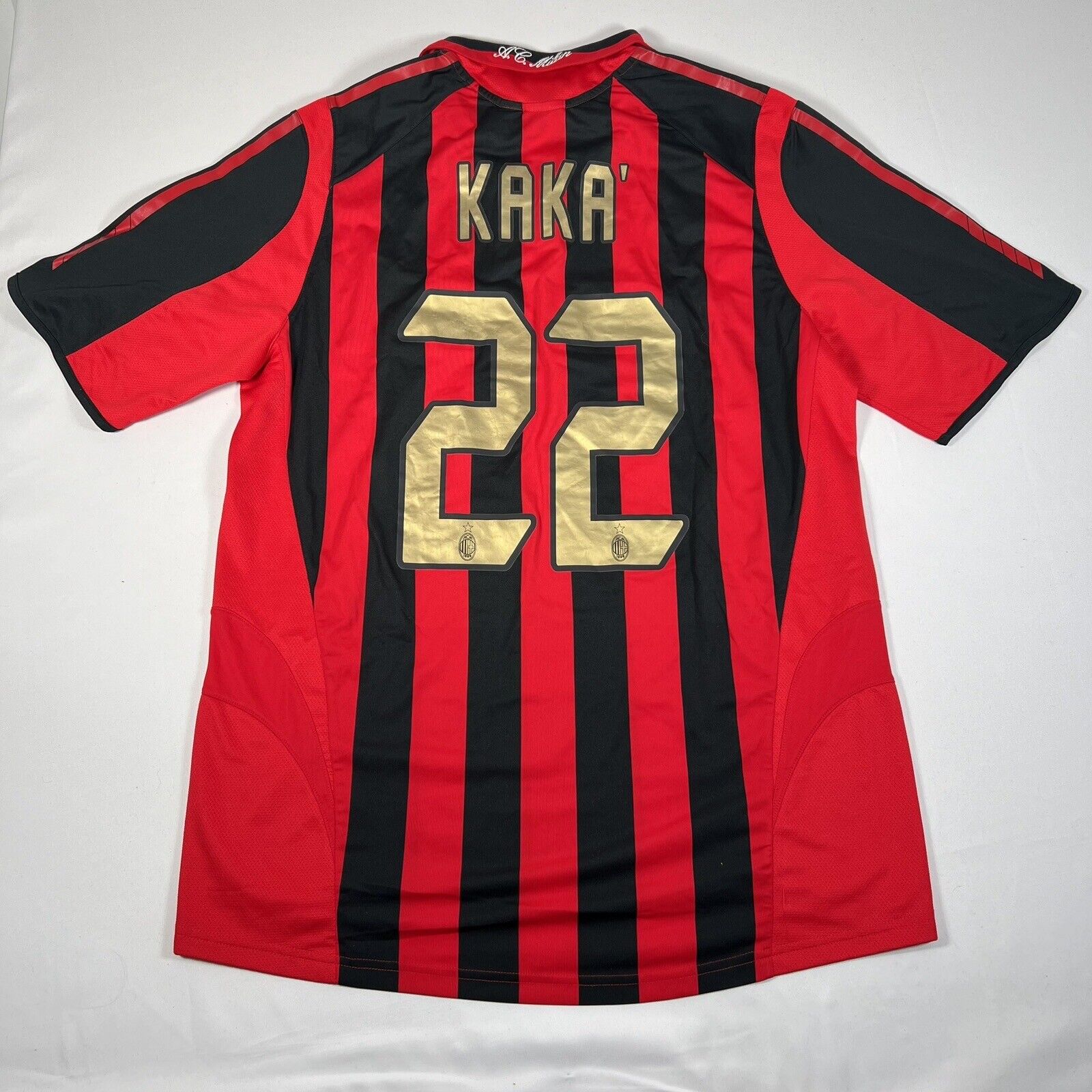 kaka 22 ac milan 2005 2006 home football shirt men s large2