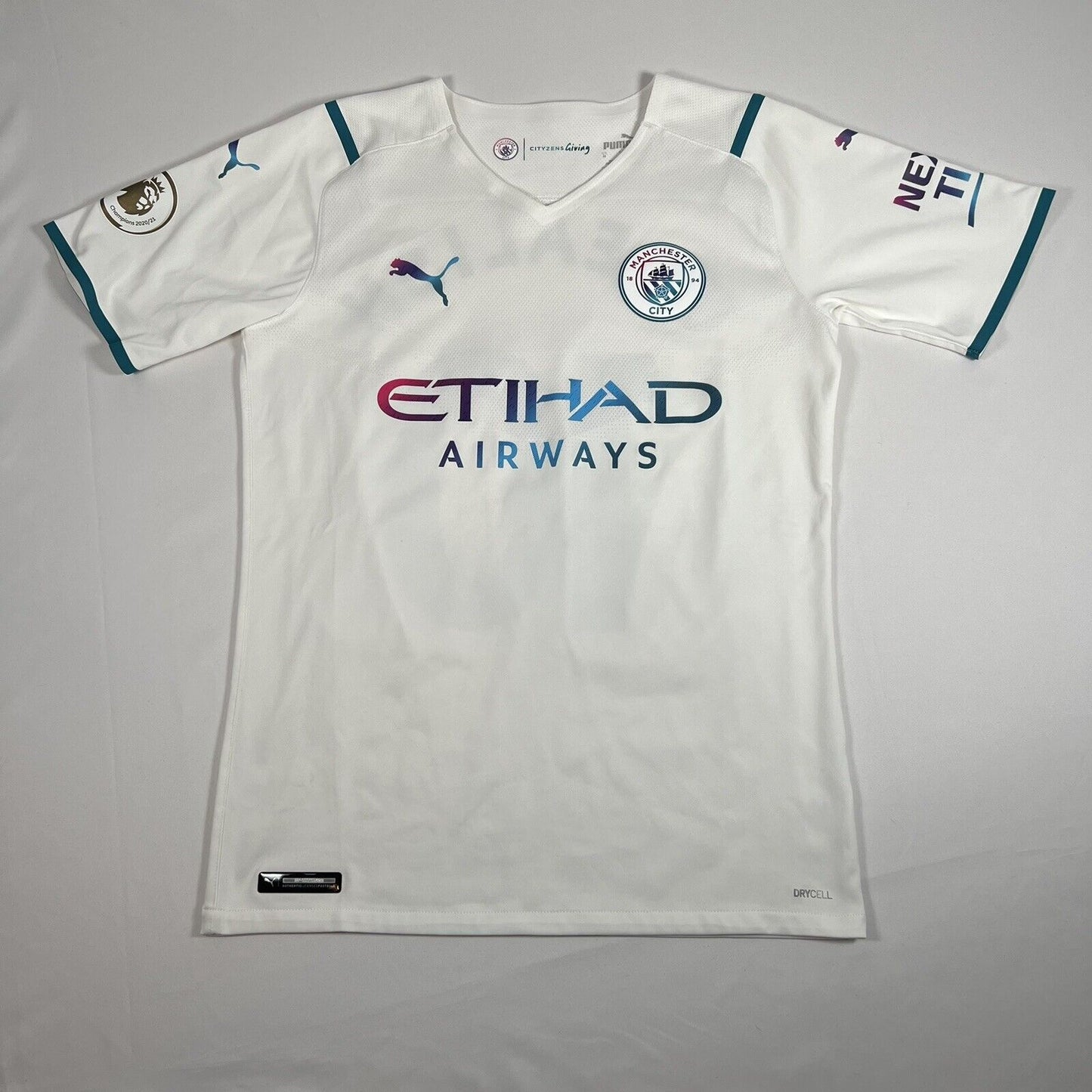 Manchester City GREALISH  10 2021/2022 Away Football Shirt Player Spec Medium