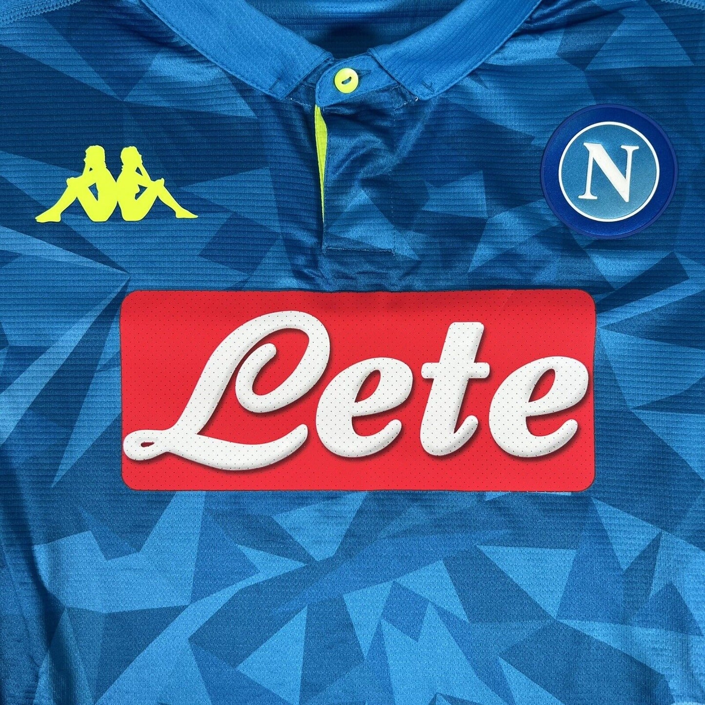 SSC Napoli 2018/2019 European Home Football Shirt BNWT Large - Football Shirt Kingdom