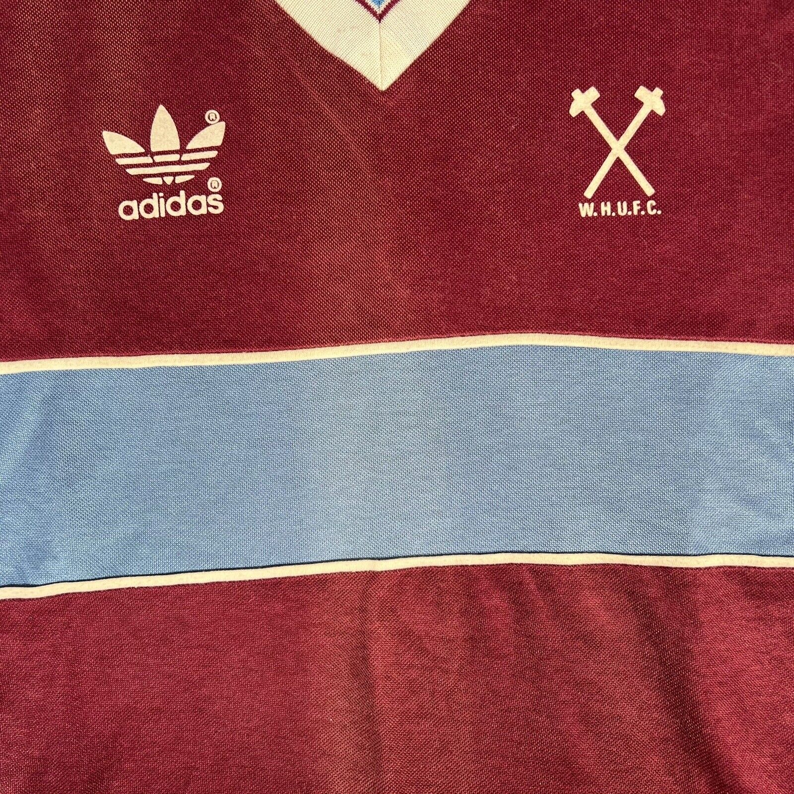 West Ham United 1983/1984/1985 Home Football Shirt Medium - Football Shirt Kingdom