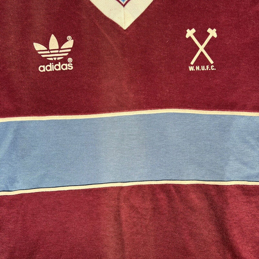 West Ham United 1983/1984/1985 Home Football Shirt Medium - Football Shirt Kingdom