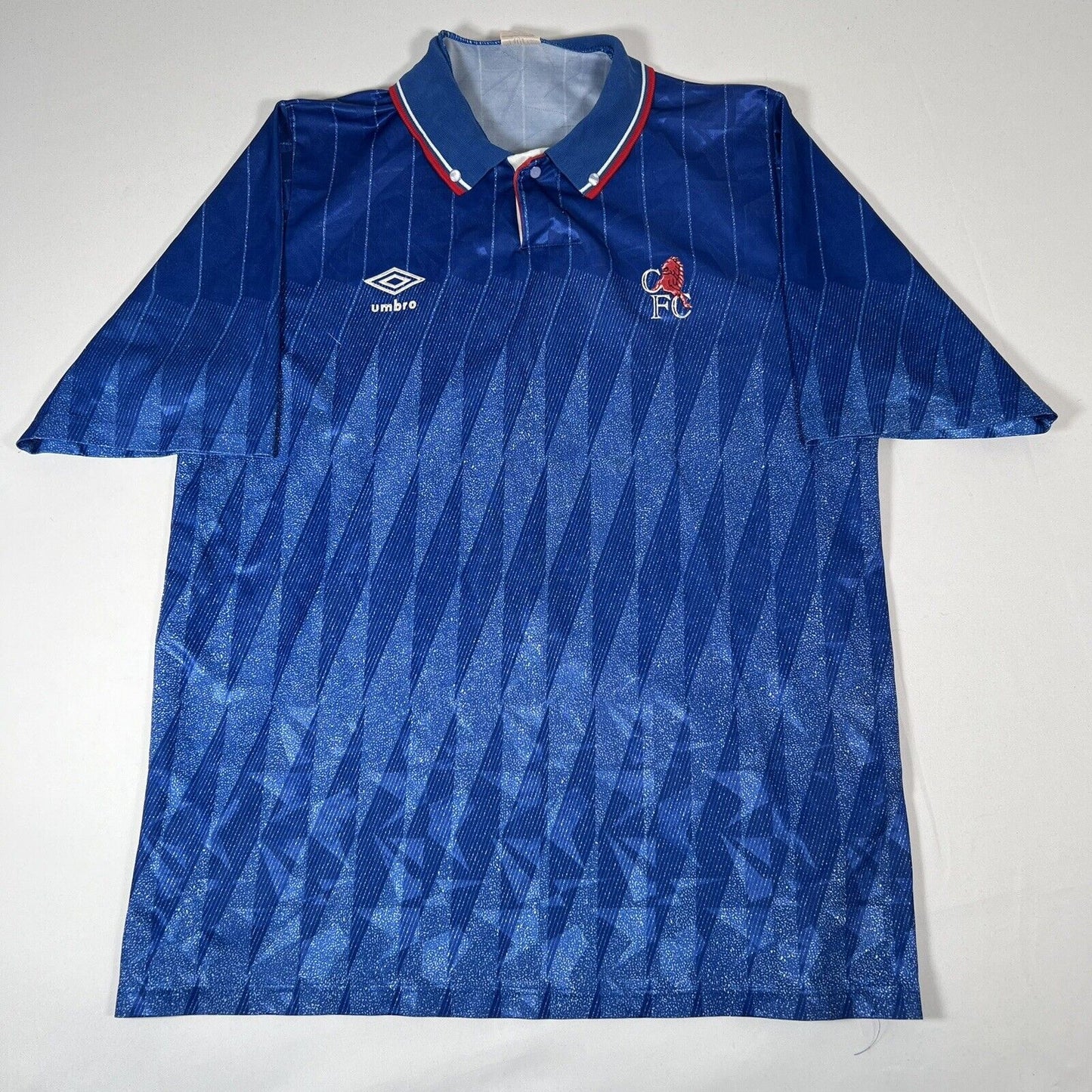 chelsea 1989 1990 1991 home football shirt large 12