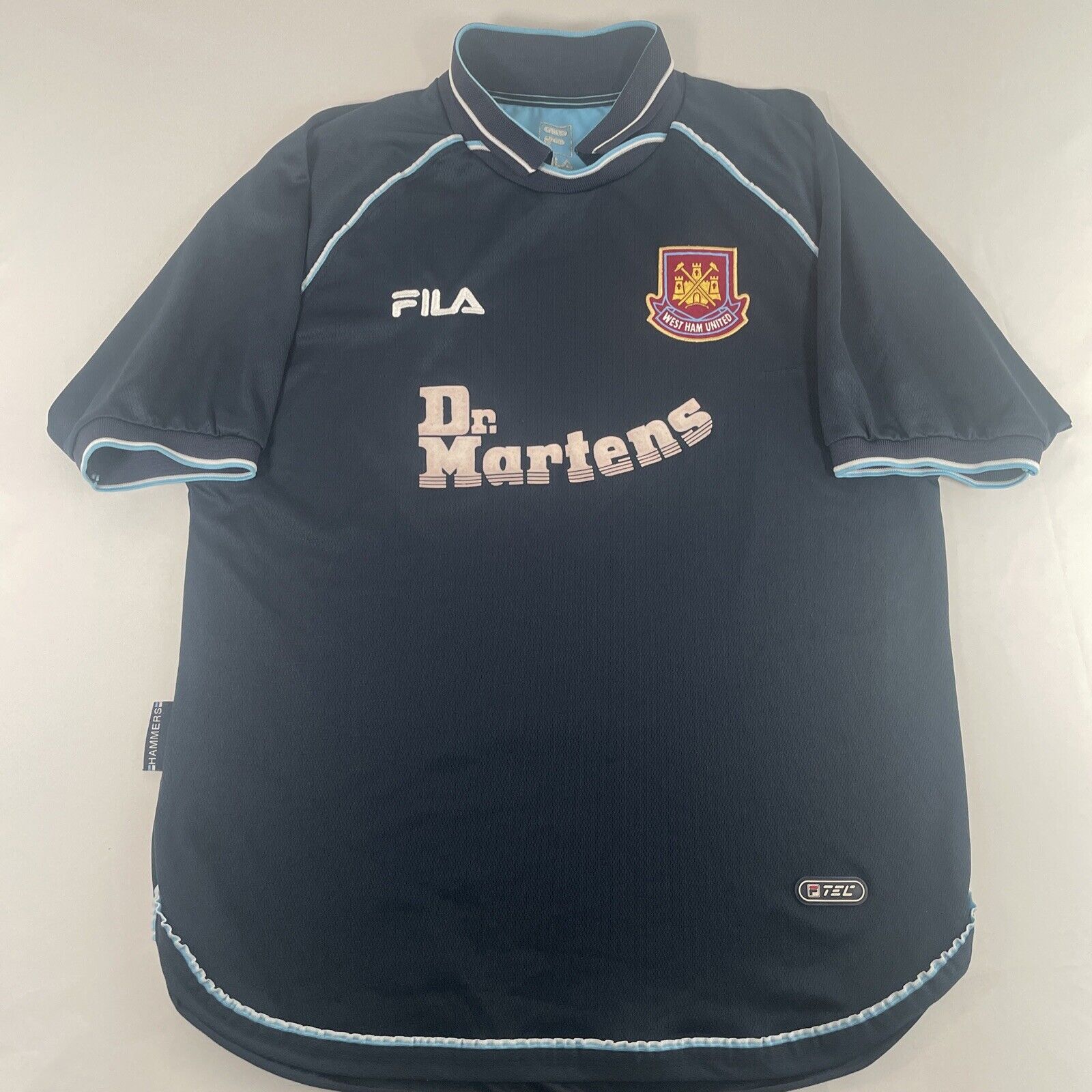 west ham united 1999 2000 2001 third football shirt men s xl2
