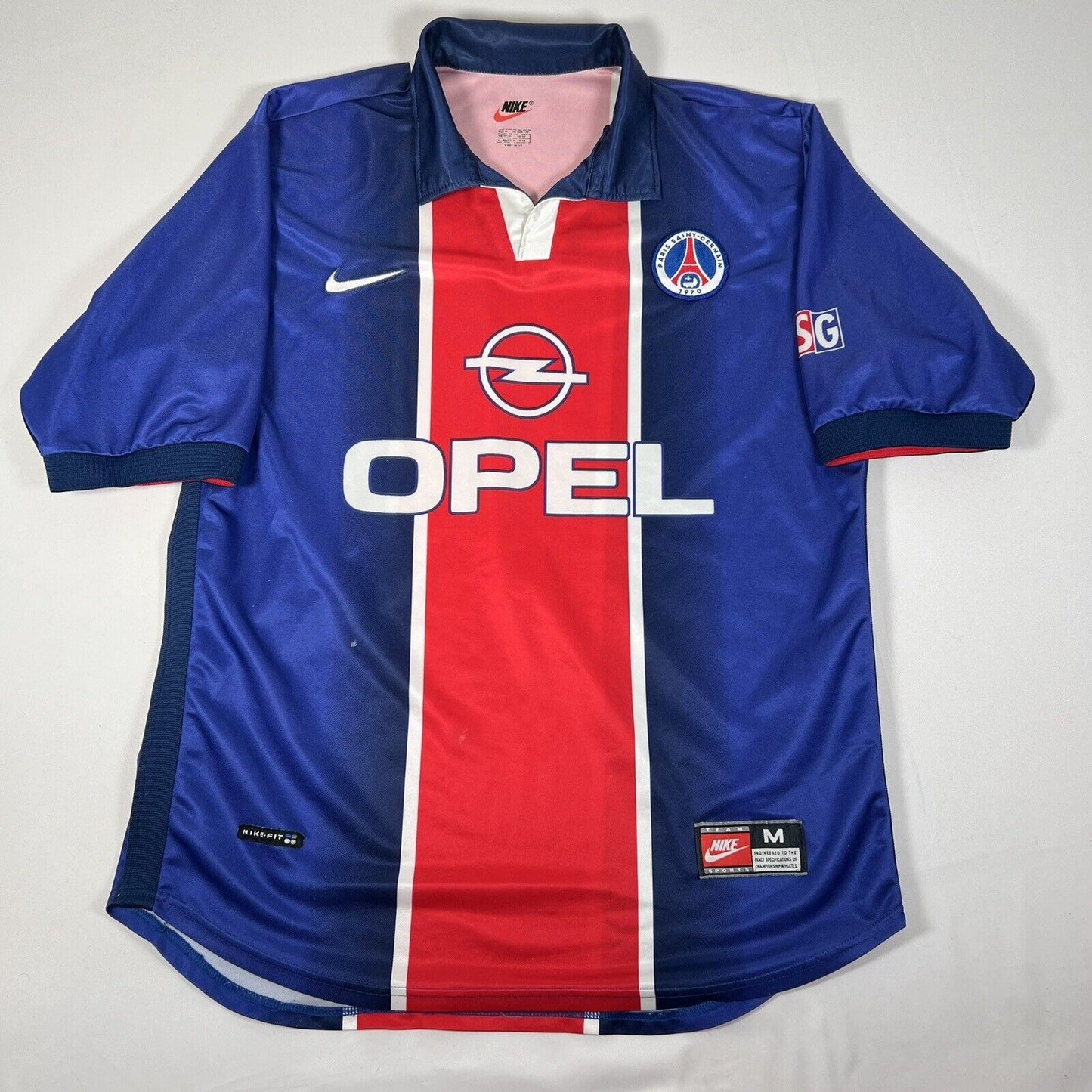 psg paris st germain 1998 1999 home football shirt medium2