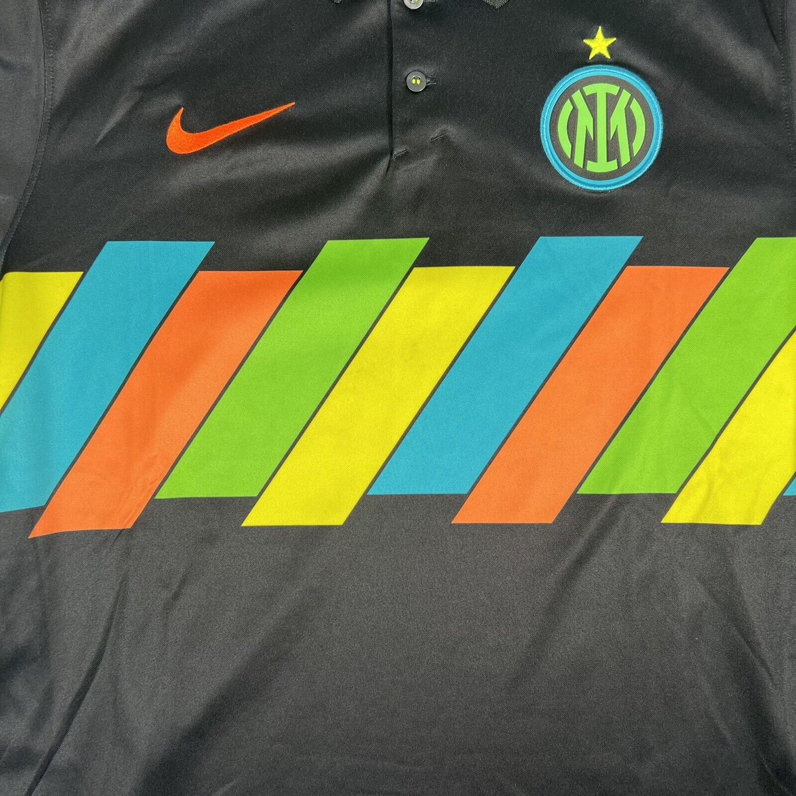 Inter Milan 2021/2022 Third Football Shirt  Large - Football Shirt Kingdom