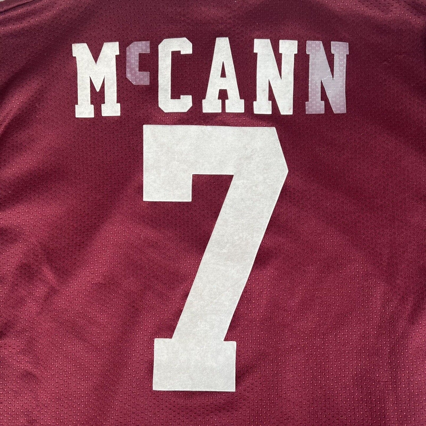 MCCANN 7 Hearts Heart Of Midlothian 1997/1998 Home Football Shirt Medium