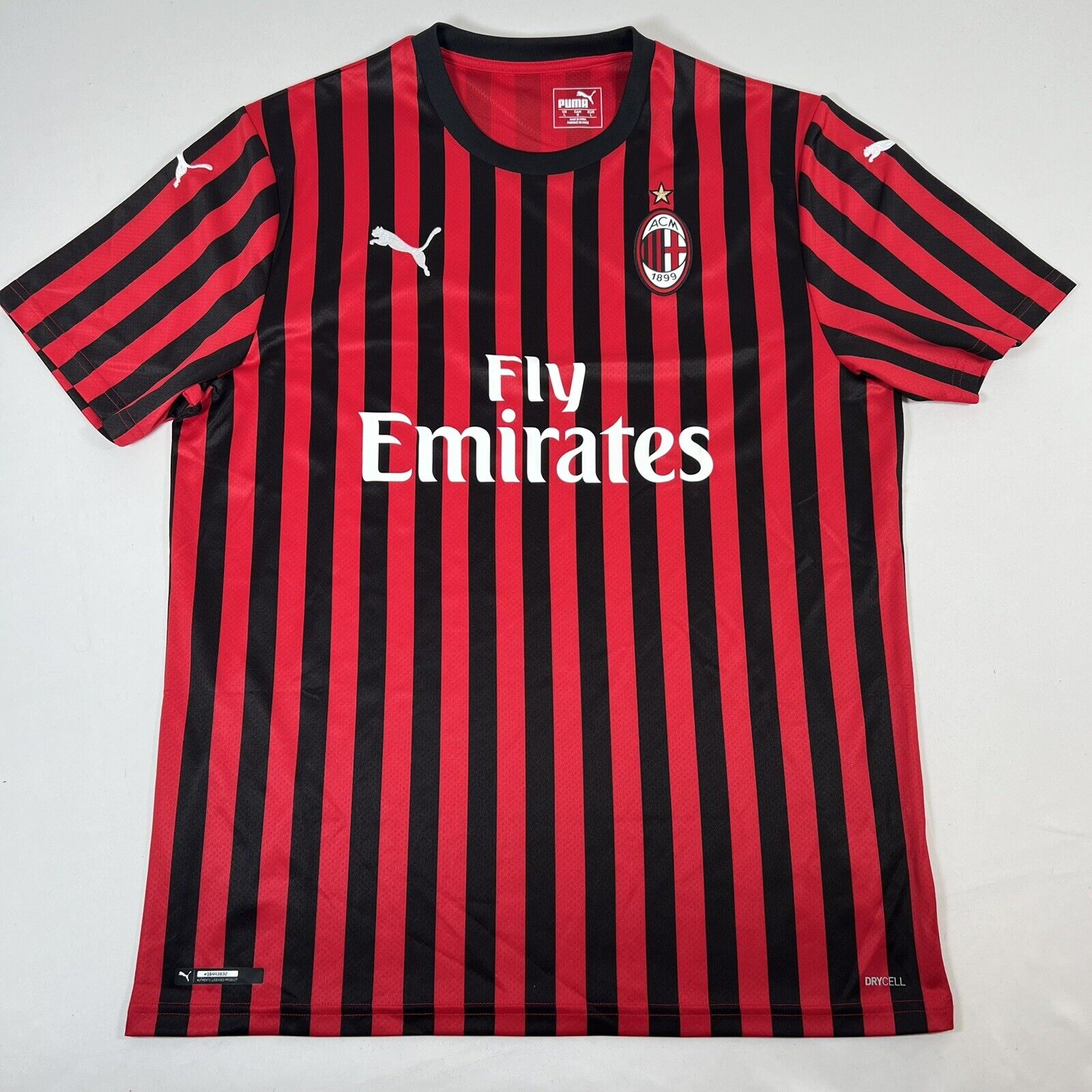 bnwt ac milan 2019 2020 home football shirt men s large2