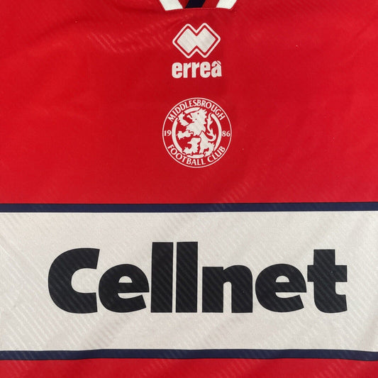 Middlesbrough 1997/1998 Home Football Shirt Medium - Football Shirt Kingdom