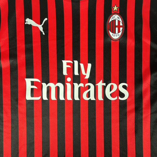 AC Milan 2019/2020 Home Football Shirt Men’s XL - Football Shirt Kingdom