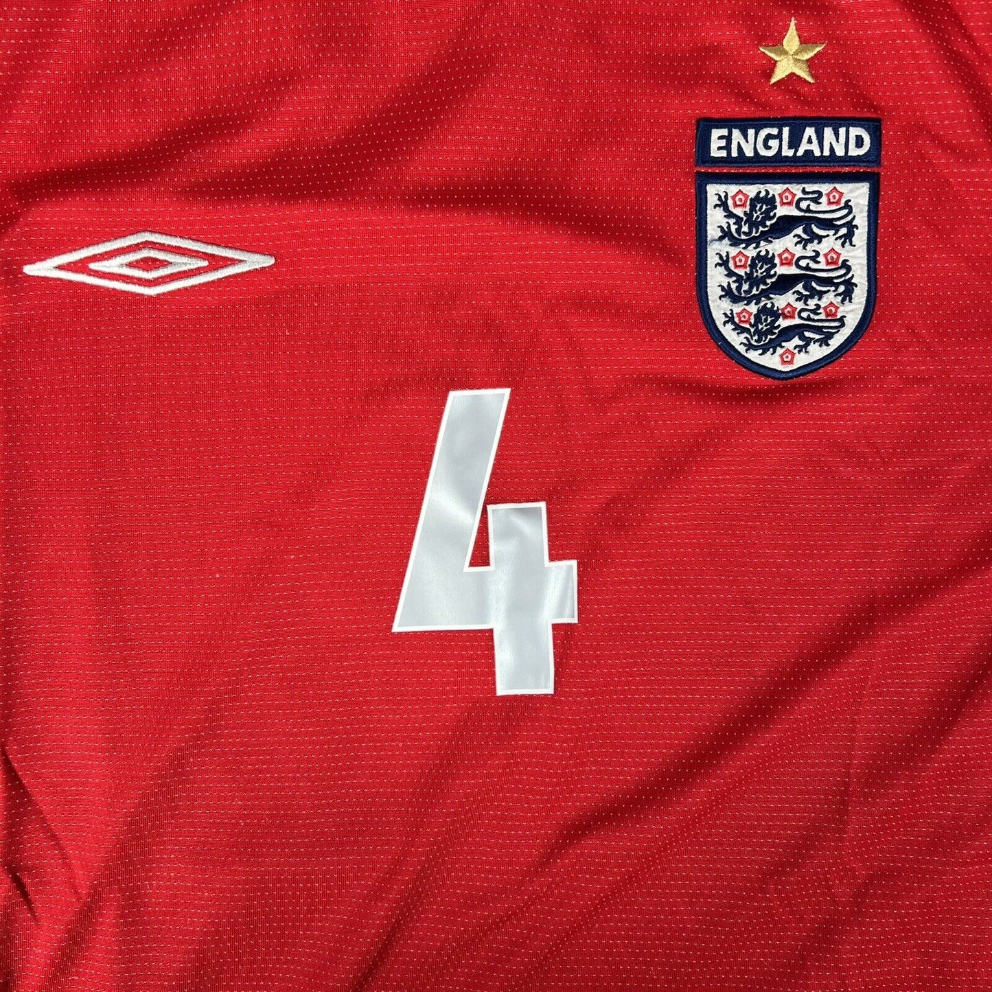 gerrard 8 england 2004 2005 2006 away football shirt men s large2
