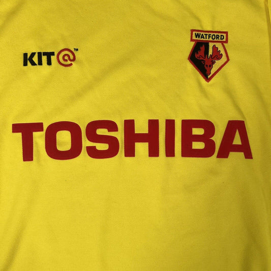 Watford 2001/2002/2003 Home Football Shirt  Men’s Large - Football Shirt Kingdom