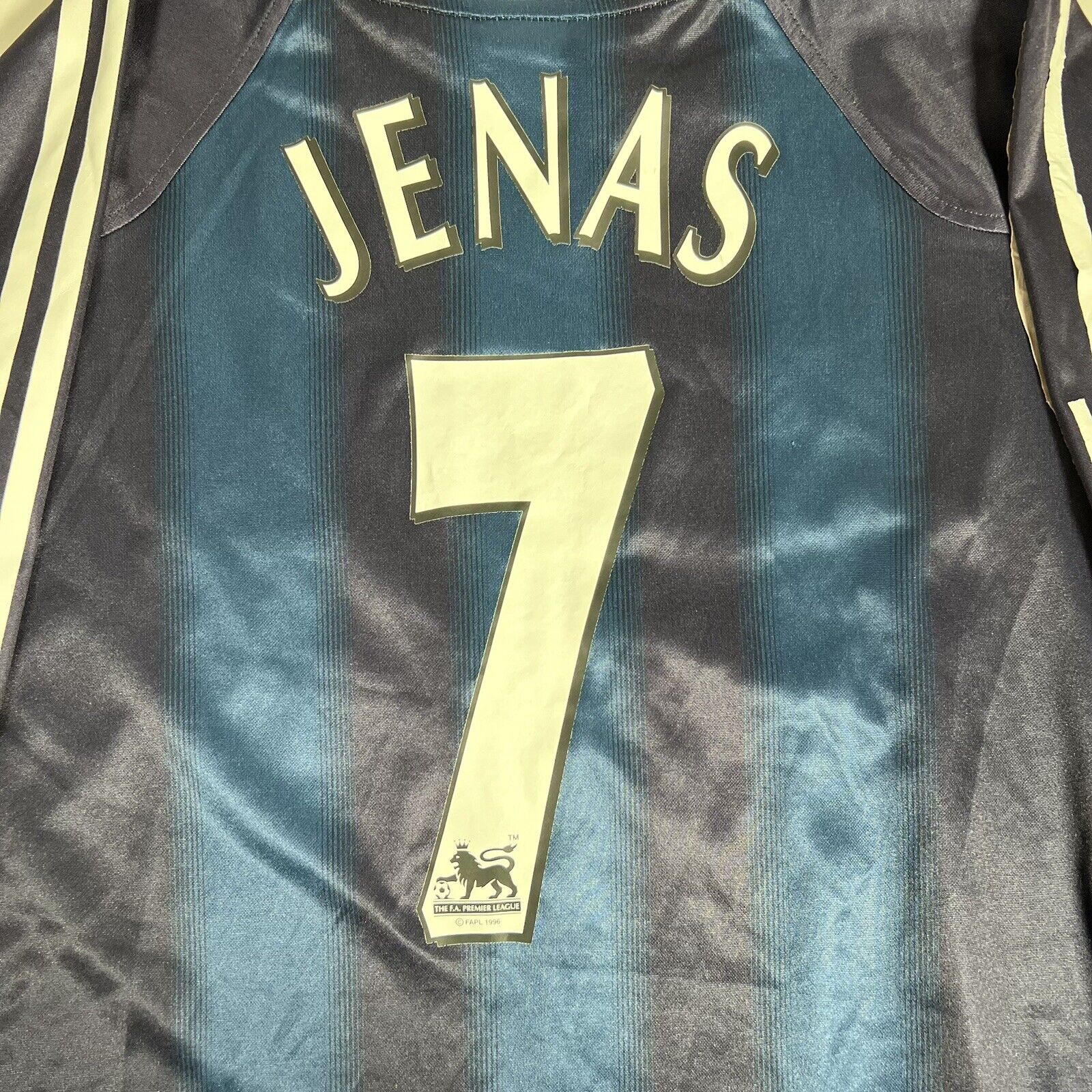 Newcastle United JENAS 7 2004/2005 Away Football Shirt XL - Football Shirt Kingdom