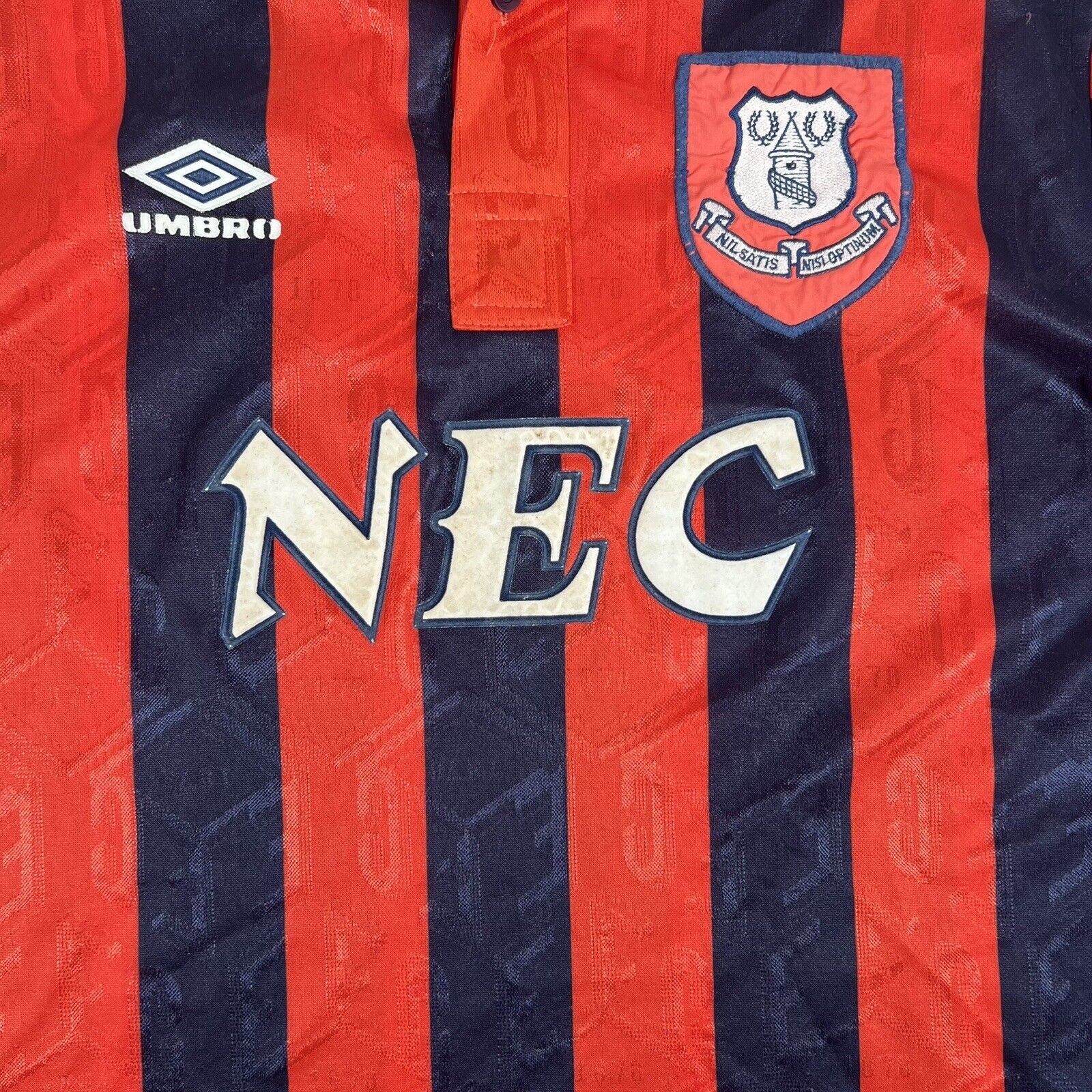 Everton 1992/1993/1994 Away Football Shirt  Large - Football Shirt Kingdom