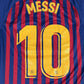 Messi 10 Barcelona 2018/2019 Home Football Shirt  Medium - Football Shirt Kingdom