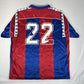 22 barcelona 1992 1993 1994 1995 home football shirt men s large3