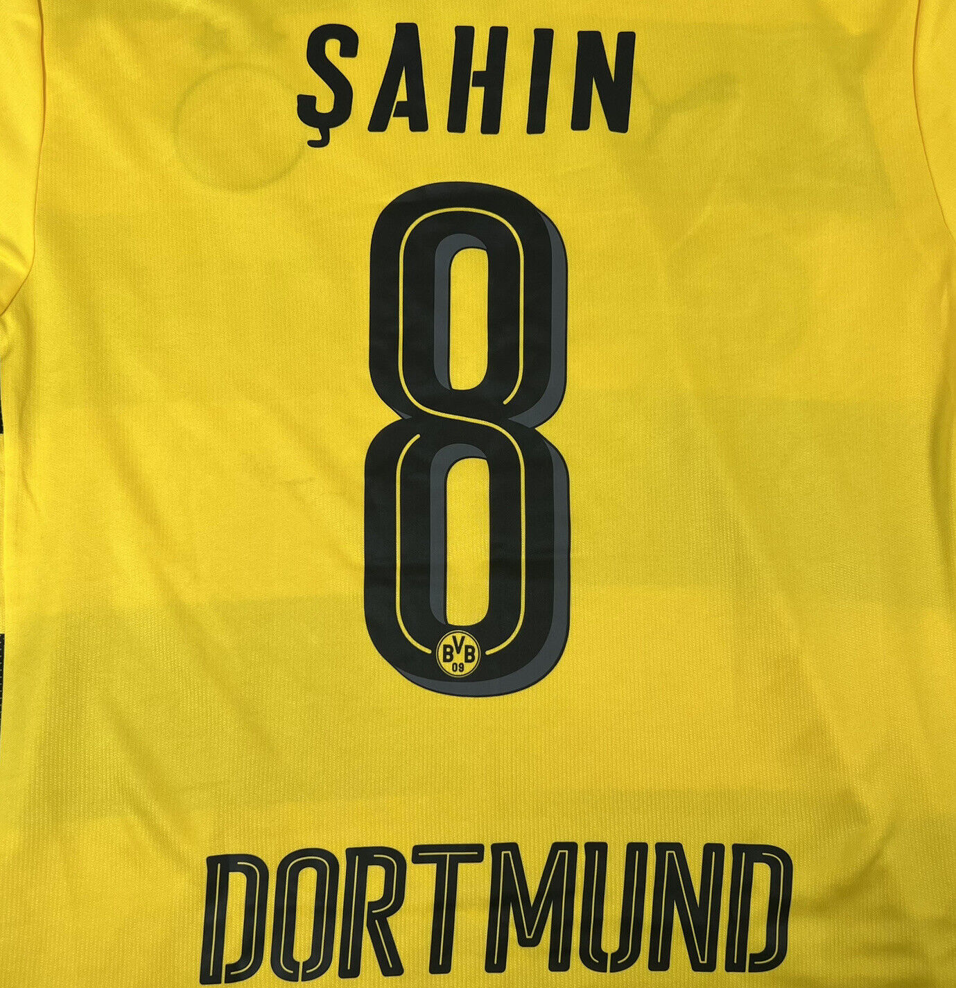 Borussia Dortmund SAHIN 8 2017/2018 POKAL Winners Home Football Shirt Large - Football Shirt Kingdom