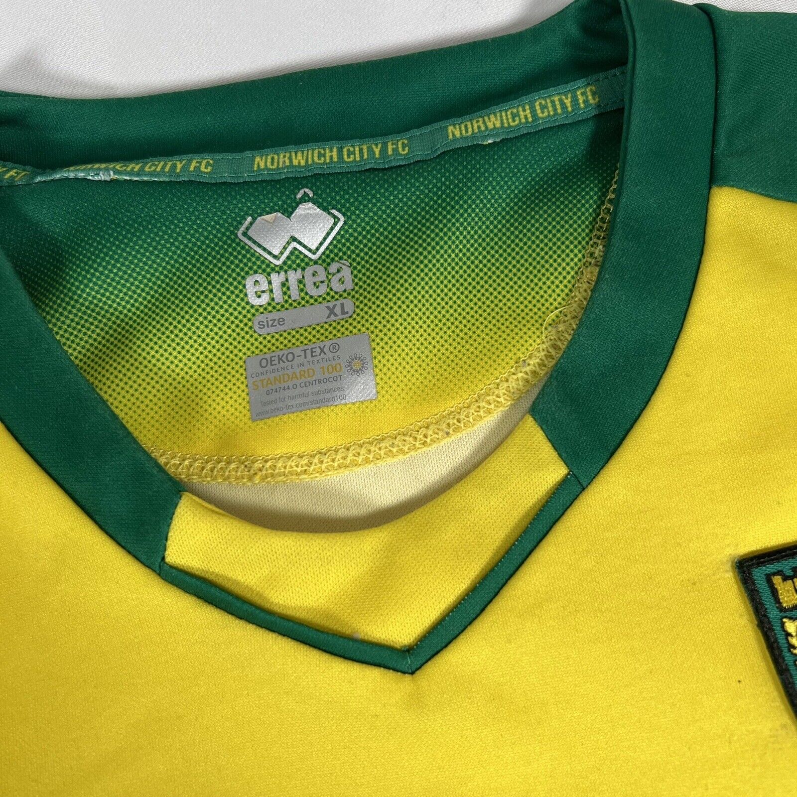 norwich city 2019 2020 home football shirt men s xl4