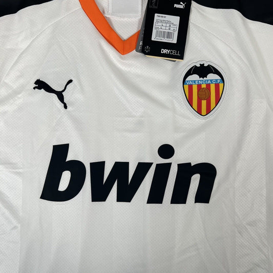 Valencia 2019/2020 Home Football Shirt Large BNWT - Football Shirt Kingdom