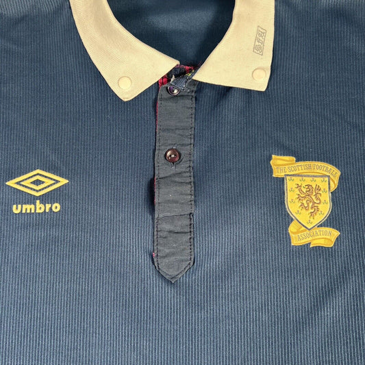 Scotland 1988/1989/1990/1991 Home Football Shirt Men’s Large - Football Shirt Kingdom