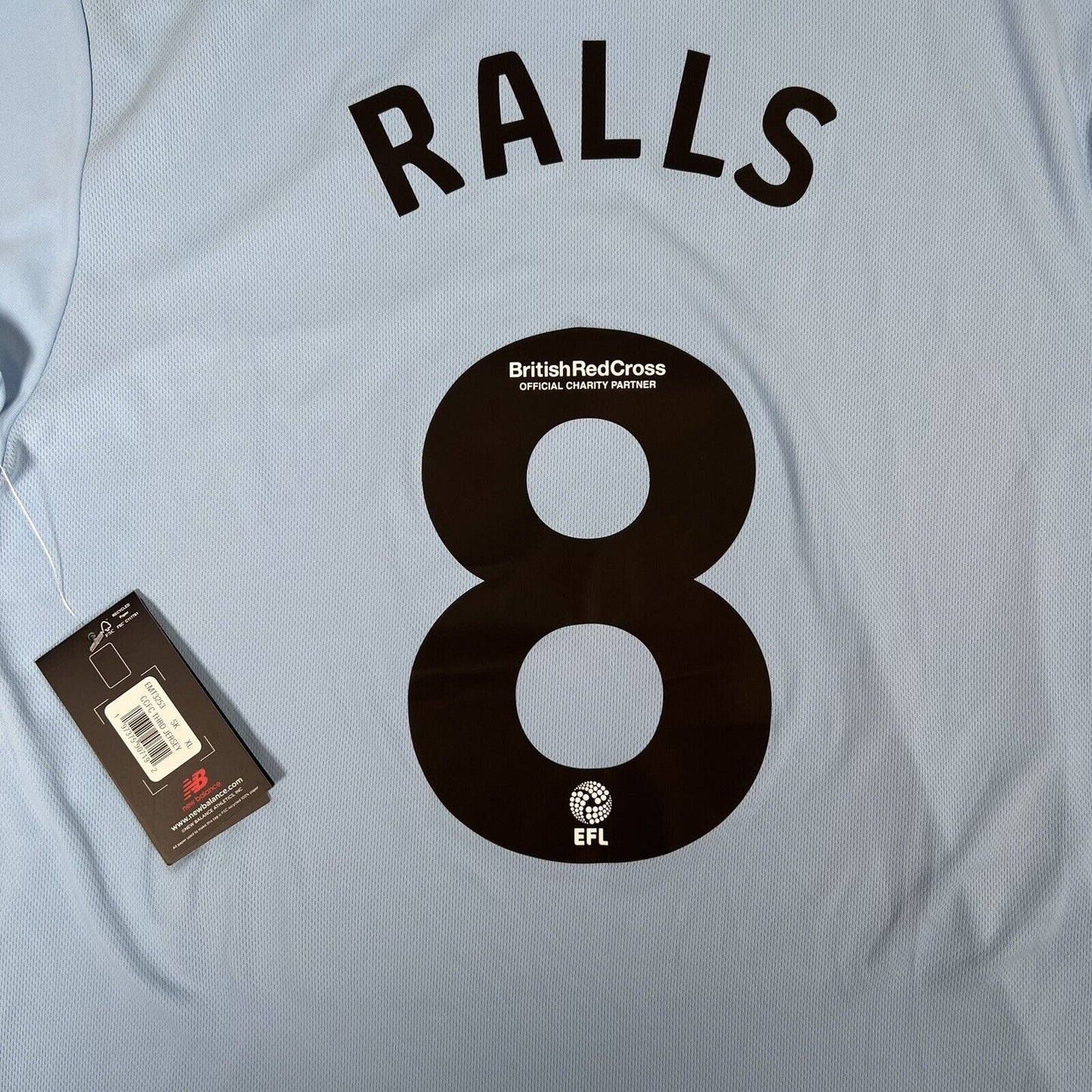RALLS 8 Cardiff 2023/2024 Third Football Shirt  Men’s XL BNWT - Football Shirt Kingdom