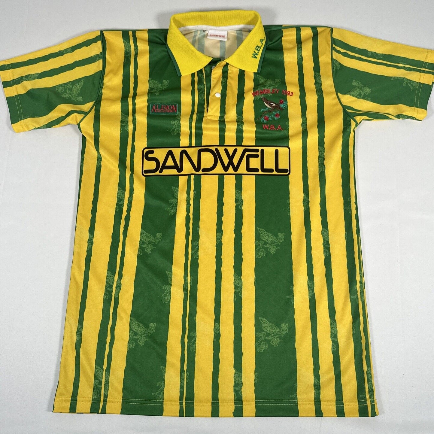 west bromwich albion 1992 1993 third wembley football shirt medium retro remake5