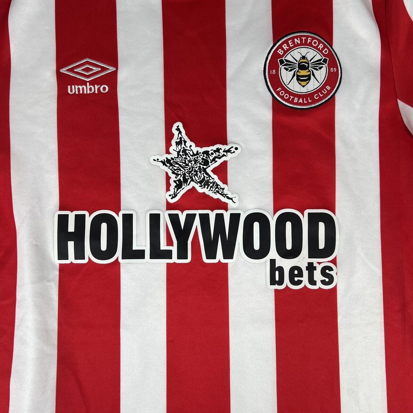 Brentford 2021/2022/2023 Home Football Shirt Men’s Large - Football Shirt Kingdom