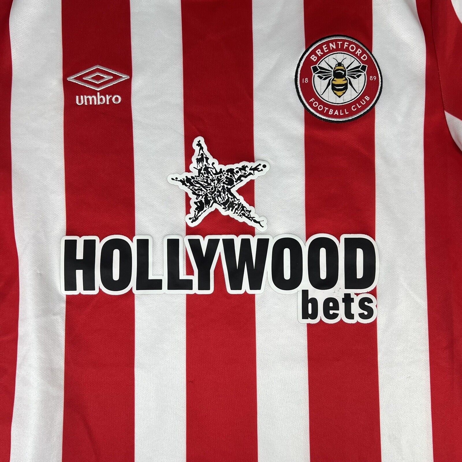 Brentford 2021/2022/2023 Home Football Shirt Men’s Large - Football Shirt Kingdom