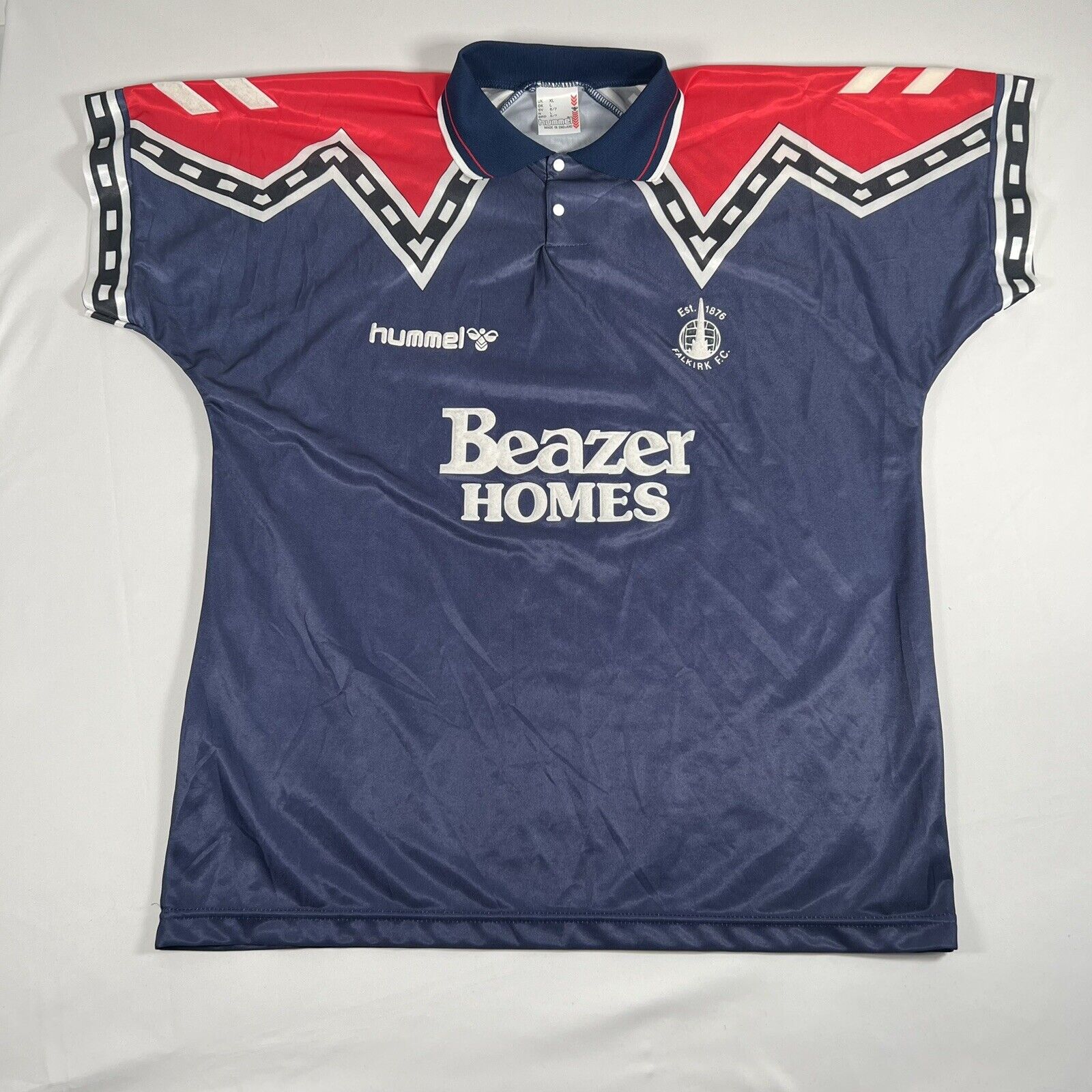 falkirk 1991 1992 1993 1994 home football shirt xl2