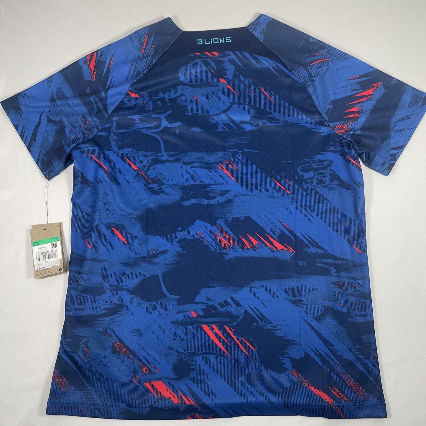 england 2022 pre match training football shirt bnwt xl3