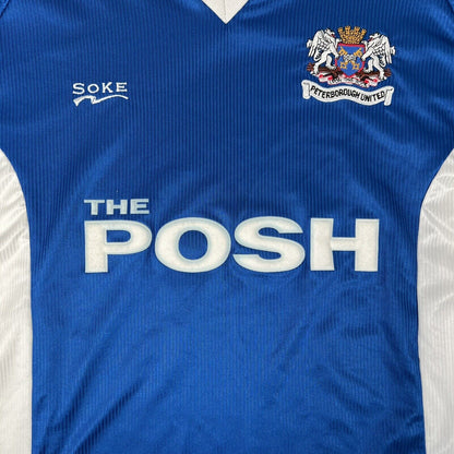 Peterborough United 1999/2000 Home Football Shirt Medium - Football Shirt Kingdom