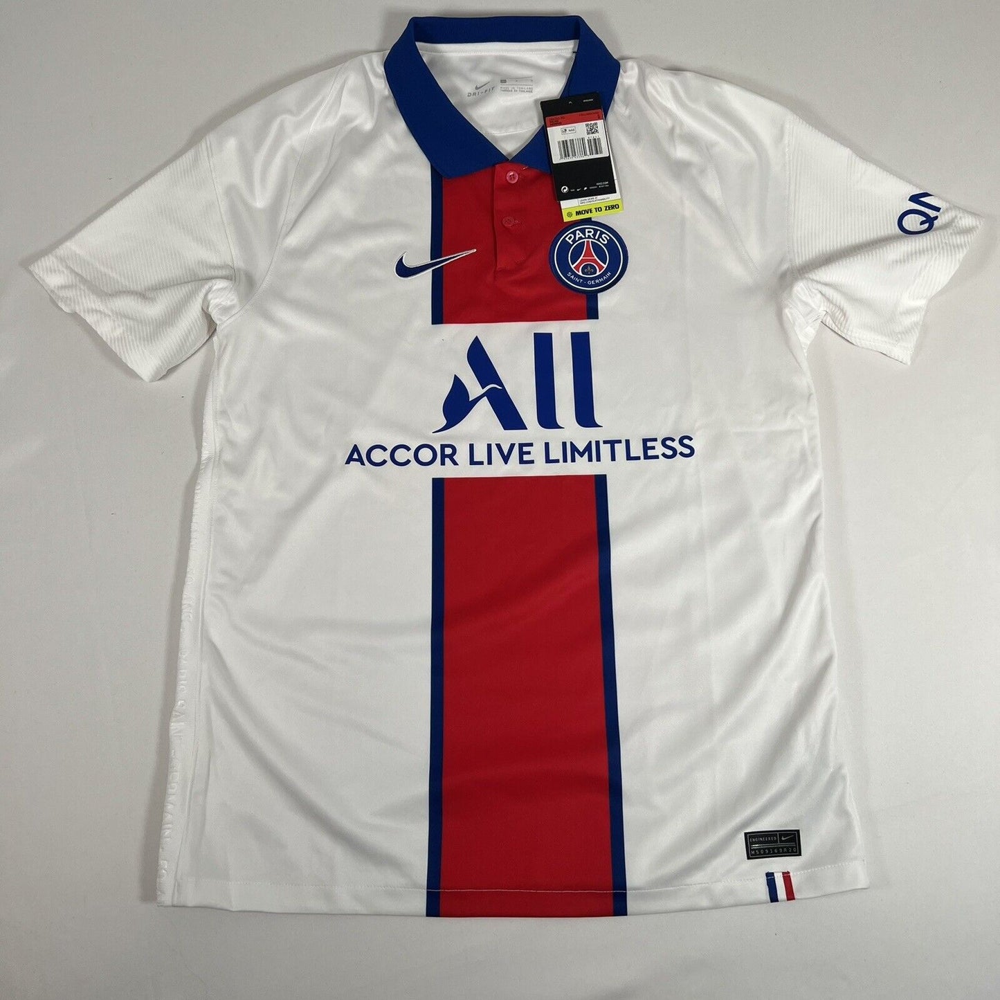 bnwt psg paris saint germain 2020 2021 away football shirt large3