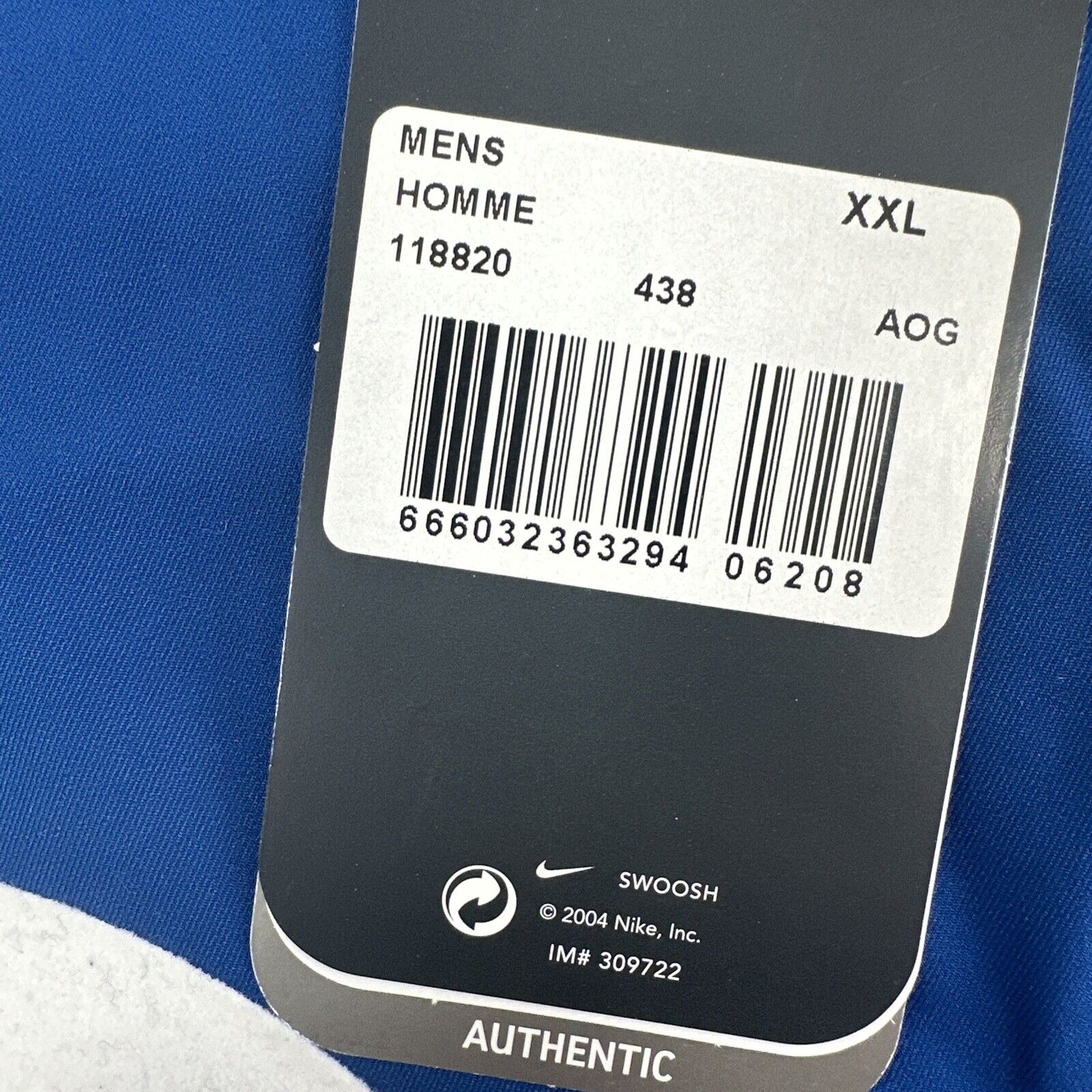 bnwt arsenal 2004 2005 away football shirt long sleeved xxl3