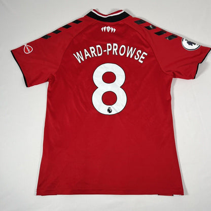 WARD-PROWSE 8 Southampton 2021/2022 Home Football Shirt Large — full back view