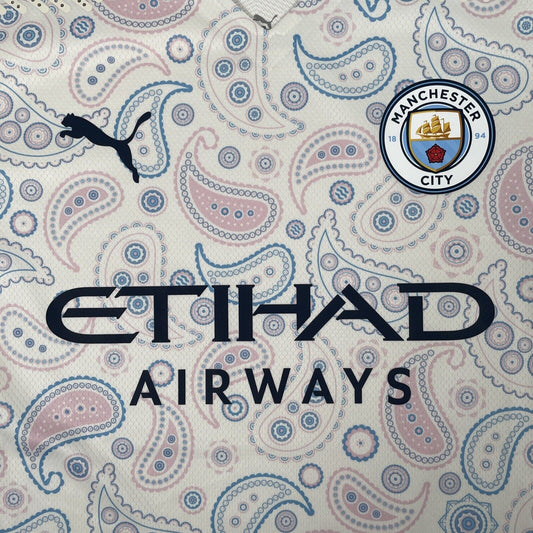 Manchester City 2020/2021 Third Football Shirt Player Spec Medium - Football Shirt Kingdom
