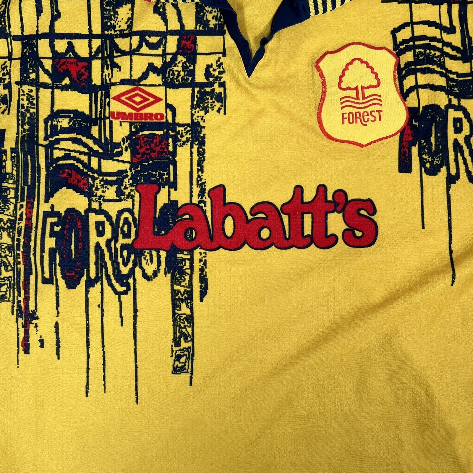 Nottingham Forest 1995/1996/1997 Away Football Shirt Large - Football Shirt Kingdom