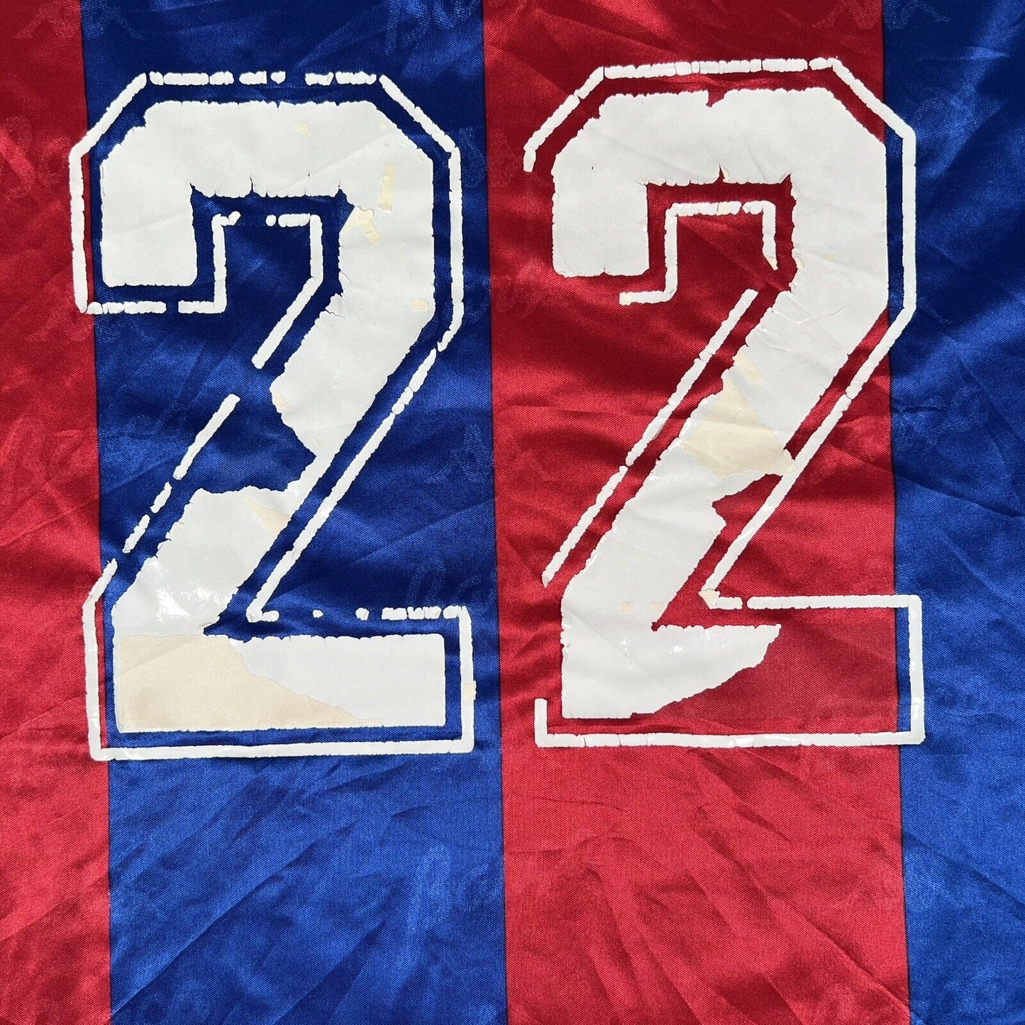 22 barcelona 1992 1993 1994 1995 home football shirt men s large4
