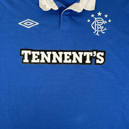 Rangers 2010/2011 Home Football Shirt  Men’s XXL - Football Shirt Kingdom